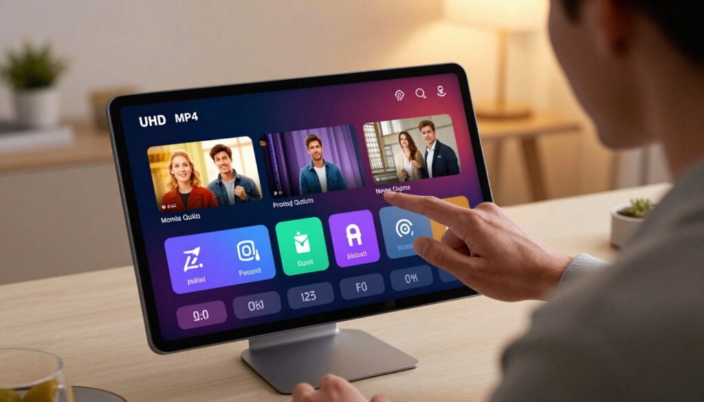 Selecting quality options for uhd movies and mp4 movies Selecting quality options for uhd movies and mp4 movies